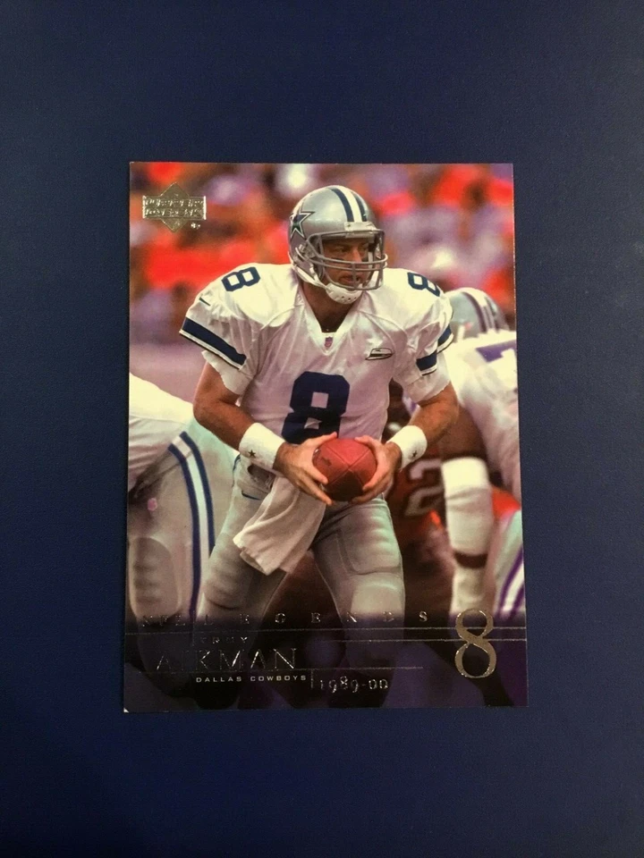 2001 Upper Deck # 21 TROY AIKMAN NFL Legends Dallas Cowboys CHEAP  !  - Image 1 of 2