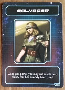 Tarjeta Promocional Burke's Gambit Salvager 2017 Torre de Dados Temporada 13 Kickstarter Wizkids - Imagen 1 de 2