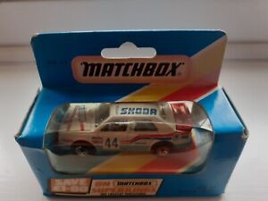 Matchbox MB44, Skoda 130 LR Rally Car - Rare unopened Macau product box. 