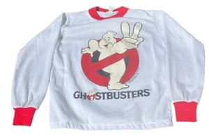 Vintage 1989 The Real Ghostbusters T- Shirt Kids Size 8-10 Single Stitch USA - Picture 1 of 8