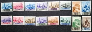 San Marino 1949 MNH Paesaggi serie completa 16 v perfetta - certificato Bolaffi - Picture 1 of 4