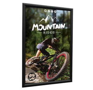 Snapframes 25mm Profil Gehrungsecken schwarz (5er Pack) A1, A2, A3, A4 Schnapprahmen - Bild 1 von 16