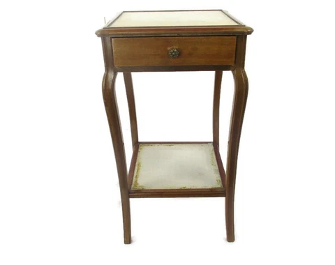 Antique  Side Cabinet Table Night stand Nightstand Louis XV/VI style Cover