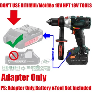 1 Adapter für Ridgid 18V Akku auf Strom für Metabo alte 18V 5-PIN Akku Werkzeuge - Bild 1 von 3