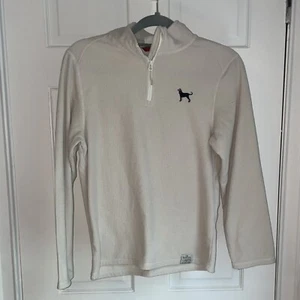 Black Dog Pullover Fleece Boy Girl Unisex Sz Large Brown - Picture 1 of 5