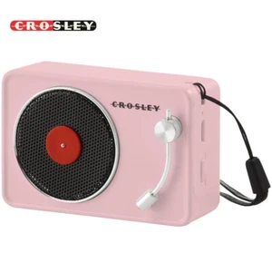 Crosley CR3029A-PI Mini Turntable Bluetooth Speaker W/ USB Charging - Pink - Picture 1 of 3