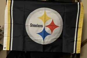 FremontDie NFL Pittsburgh Steelers All-Pro Flag Grommets, 2' x 3', Team Colors - Picture 1 of 1