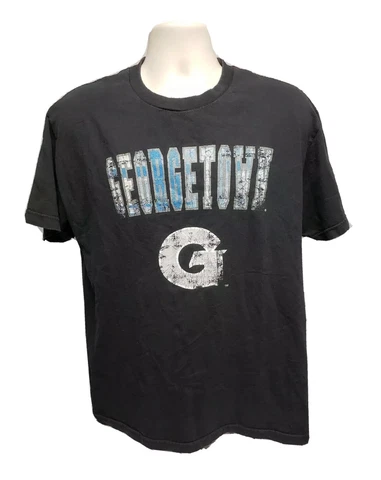 Georgetown University Adult Large Black TShirt Cover