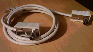 Witte Coax kabel 1,5 meter 75 Ohm - Photo 1/1