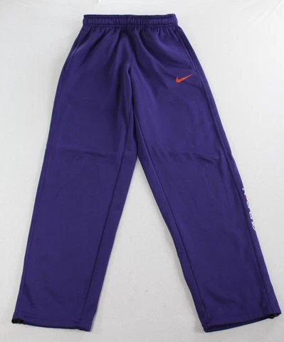 NIke Blue Clemson Tigers Men Active Pants Death Valley Athletic Size Small Cover