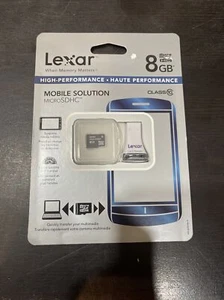 Lexar 8 GB Class 6 - MicroSDHC Card - Picture 1 of 1