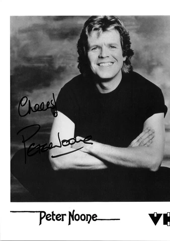 Peter Noone Singer Songwriter Signed Autograph 8 x 10 Photo PSA DNA j2f1c Cover