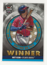 2022 Topps Baseball card #HRCW-17 Home Run Challenge Winner Matt Olson /177 JUNE