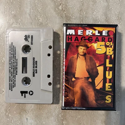 Cassette Merle Haggard 5:01 Blues Country 1989 CBS Records Tested - Image 1 of 2