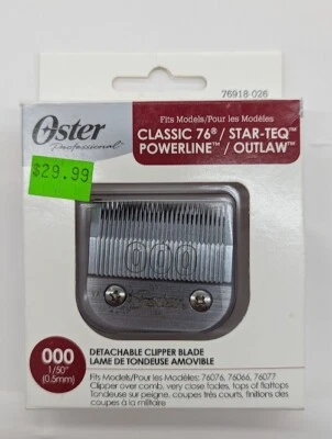Oster  #76918-026 Replacement Blade Size 000 Classic 76/Star-Teq/Power-Teq Cl - Image 1 of 2