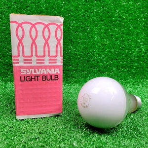 Vintage Sylvania 100W Silver Bowl Specialty Light Bulb New Old Stock Made in USA - Picture 1 of 6