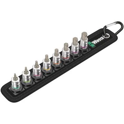 Wera 05003881001 Belt A 2 Zyklop Hex Bit Socket Set With Holding, 1/4" Dr, 8 Pcs - Image 1 of 4