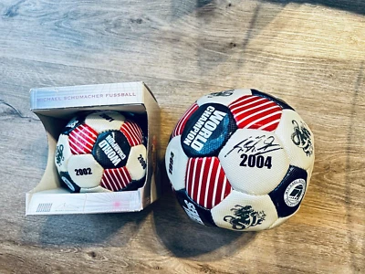 Michael Schumacher Ferrari 2004 Personal Collection, Signed Football, Rare - Image 1 of 4