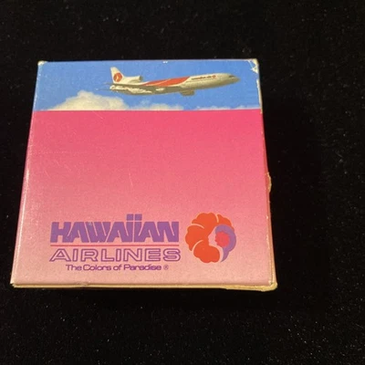 SCHABAK 1:600 HAWAIIAN AIRLINES LOCKHEED L-1011 DIECAST AIRCRAFT PLANE MODEL - Image 1 of 4