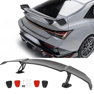 55" Glossy Rear Trunk Spoiler GT Style Racing Wing Lip For Hyundai Elantra Foto 1 de 4
