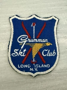 RARA toppa vintage LONG ISLAND Grumman Ski Club New York - Foto 1 di 4