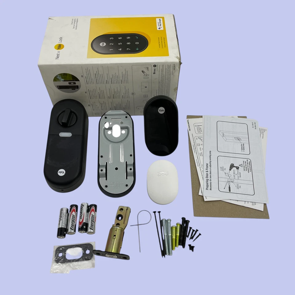 Nest x Yale Lock YRD540 Nest Connect Front Door Smart Lock Black Suede - Image 1 of 4