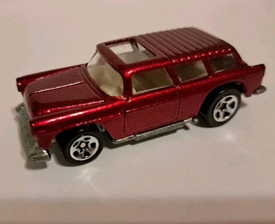 1969 风火轮经典原版 1955 雪佛兰 Nomad Spectraflame 红色! 状况完好! — 第 1/4 张图片