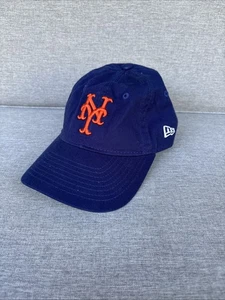 New Era New York Mets 9Twenty Core Classic Twill Blue Adjustable Strap Youth Hat - Picture 1 of 7