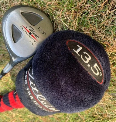 Titleist 975F 13.5° fairway wood, S shaft, headcover, used, golf club - Image 1 of 4