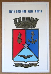 Cartolina "STATO MAGGIORE DELLA DIFESA - MILITARIA IN EUROPA - ROMA/EUR" - 1990 - Picture 1 of 2