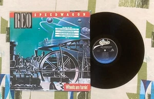 REO Speedwagon LP Wheels are Turnin' 1984 in Shrink Wrap w Hype Sticker M/M- - Picture 1 of 4
