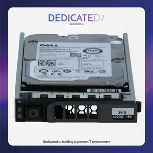 Dell 600GB SAS 2.5" 12G Ref Hard Drive 4WX8Y - Afbeelding 1 van 3