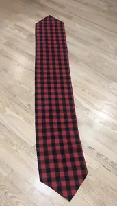 Red and Black Buffalo Check Plaid Table Runner Farmhouse Kitchen Linens 70 X12 - Picture 1 of 2