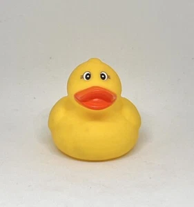 Classic Black Eye With Lashes Duck 2" Rubber Duck Duckies Bath Pool Toy - Picture 1 of 6