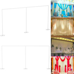  6x3m / 20x10ft Adjustable Wedding Backdrop Stand Background Curtain Pipe Stage 