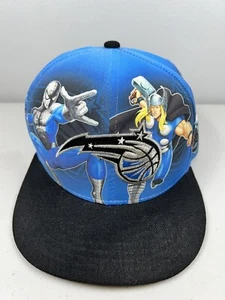 New Era NBA Orlando Magic 59fifty Fitted Hat Size 7 5/8 Logo Marvel Heroes - Picture 1 of 19