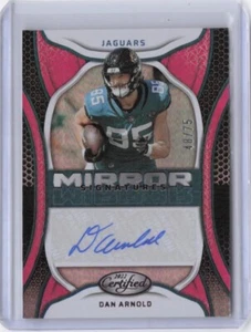 2022 Panini Certified Dan Arnold Mirror Signatures Pink #MS-DA #/75 - Picture 1 of 2