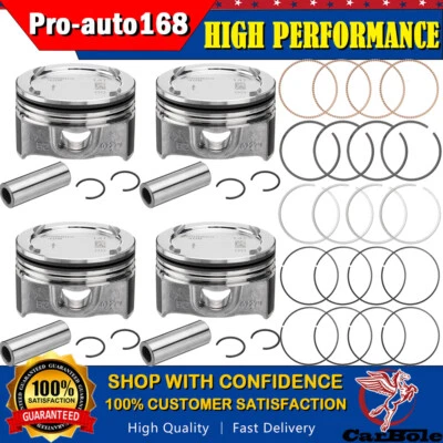 Pistons & Rings Kit For 2011-2021 CHEVY CRUZE SONIC TRAX Buick ENCORE 1.4L Turbo - Image 1 of 4