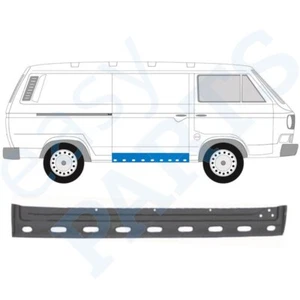 VOLKSWAGEN TRANSPORTER T3 1979-1992 PANEL DE REPARACIÓN INTERIOR PUERTA CORREDERA/DERECHO - Imagen 1 de 2