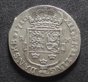 DENMARK 12 SKILLING 1716 (5150) - Picture 1 of 2