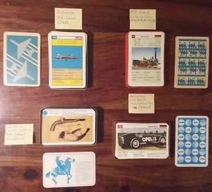 Konvolut Quartett von F.X. Schmid 60iger / 70iger Jahre alle Karten Komplett. - Bild 1 von 11