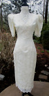 Vintage Jessica McClintock Gunne Sax tea length *Gown lace dress size 6-8* Ivory