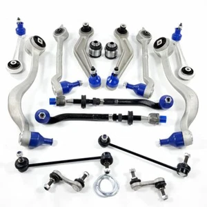 Front+Rear Control Arm Tie Rods Ball Joint Suspension Kit for BMW 530i 528i E39 - Picture 1 of 7