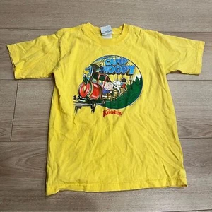 Vintage Peanuts Knott’s Berry Farm Camp Snoopy Cotton T-shirt Size M Youth - Picture 1 of 8