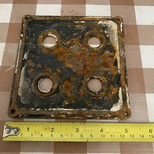 Vintage Industrial Cast Iron 4 Gang Cover / Front Britmac Light Switch - Picture 1 of 4