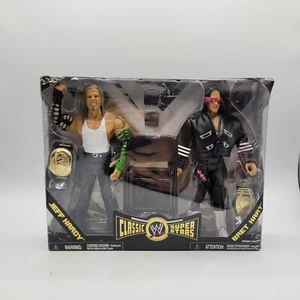 WWE Wrestling Mattel Jakks Classic Superstars Jeff Hardy & Bret Hart Figure MOC - Picture 1 of 2