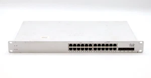 Cisco Meraki MS220-24P-HW 24-Port PoE Cloud Managed Switch W/Ears 600-20040-B - Picture 1 of 3