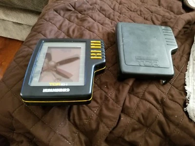 Humminbird TCR ID-1 Fishfinder WITH COVER UNTESTED SOLD FOR PARTS - Image 1 of 4