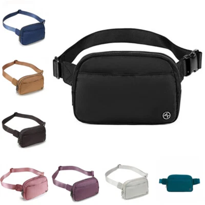 Поясная сумка для женщин мужчин нейлон через плечо Fanny Pack для бега походов путешествий - Изображение 1 из 4