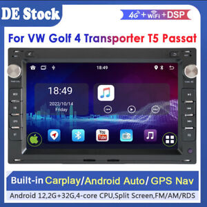 7" Autoradio Android 12 GPS Navi Carplay für VW Polo T4 Passat B5 Golf MK4 DAB+
